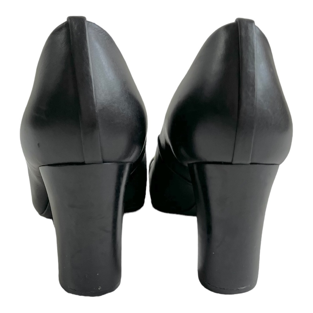 Tory Burch Black Heels with Gold Trim - Picture 6 of 8